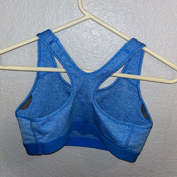 Nike Dri-FIT Blue Heather Sports Bra - Picture 4 of 4